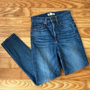 J. Crew Rivet & Thread Dark Wash Skinny Jeans Size 25/0